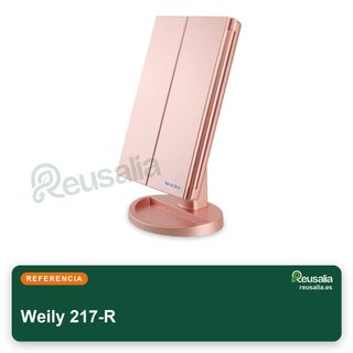 Specchio da Trucco Weily Led Triplo Ingrandimento