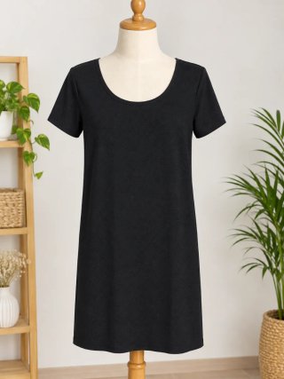 Vestido Negro Midi