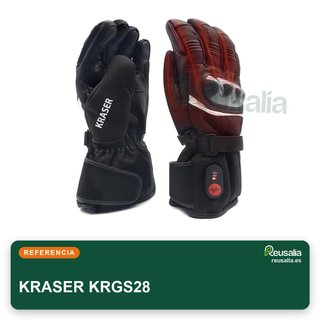 Guantes Moto KRASER KRGS28 Calefactables Invierno