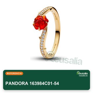Anillo Disney Beauty And The Beast Oro talla 54
