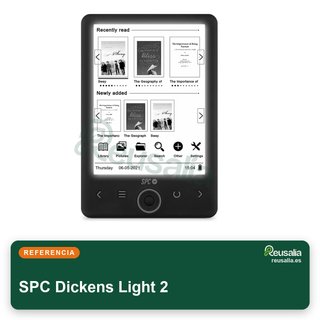 Ebook SPC Dickens Light 2 6" 8GB Luz Frontal