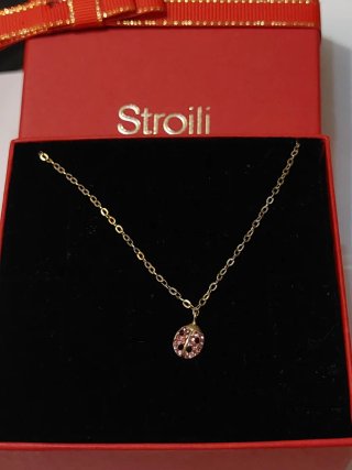Collana Stroili con ciondolo coccinella