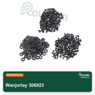Tornillos Juego Metal Negro Herramientas