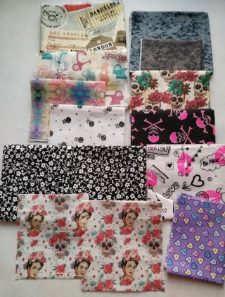 Lote Retales Tela Algodón Patchwork Costura