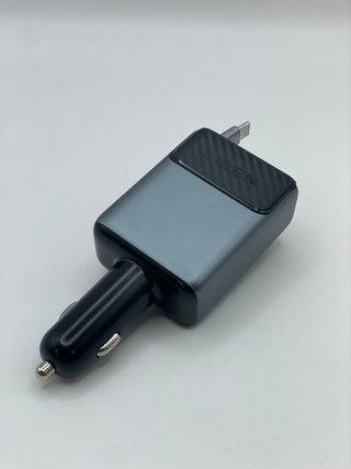 Cargador Coche LISEN 136W USB-C Retráctil NUEVO