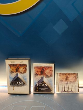 Pack Coleccionismo TITANIC, vhs + dvd +cd B.S.O