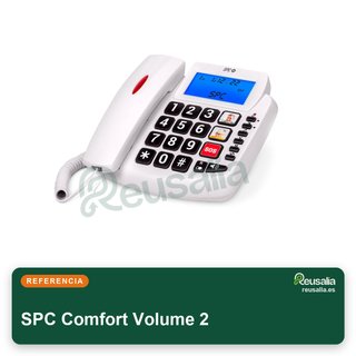Teléfono Fijo SPC Comfort Volume 2 Mayores
