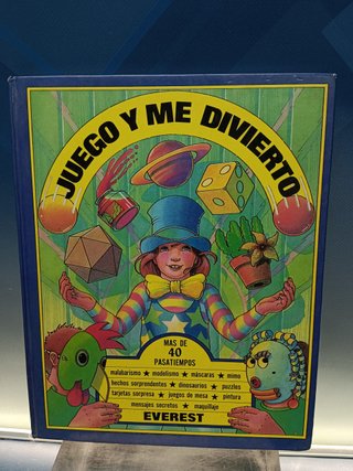 Libro, JUEGO Y ME DIVIERTO MAS DE 40 PASATIEMPOS ,EVEREST ,1983