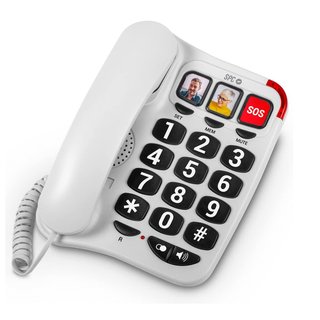 Teléfono Fijo SPC Comfort Numbers 2 Teclas XXL