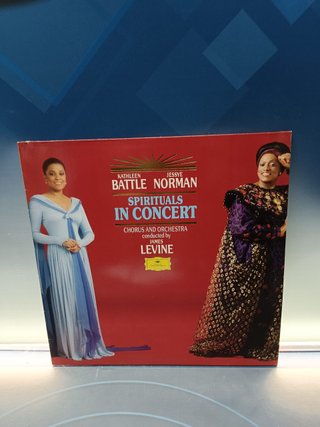 disco, LP, KATHLEEN BATTLE Y JESSYE NORMAN - SPIRITUALS IN CONCERT - vinilo - 1991