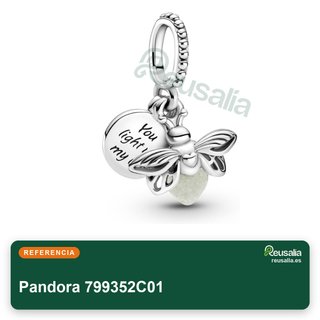 Colgante Pandora Luciérnaga Plata Brillante