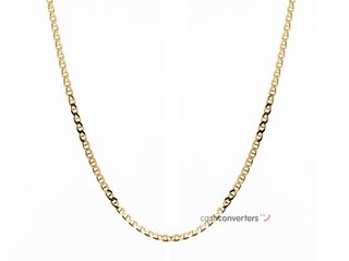 cadena oro 18k 25cm