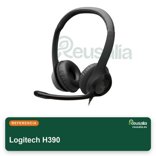 Auriculares Logitech H390 USB Sonido Micrófono
