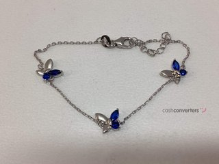 pulsera plata 925mm con piedra con circonita