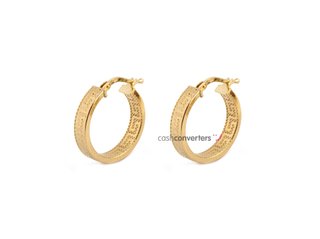 argollas oro 18k