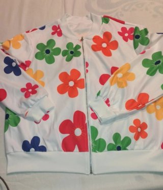 Chaqueta Mujer Estampado Floral