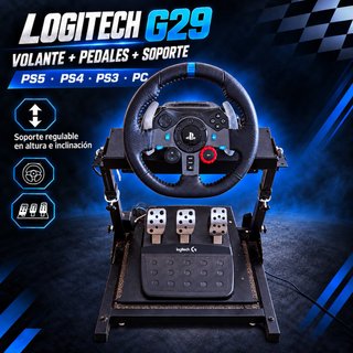 Volante Logitech G29 + Pedales + Soporte