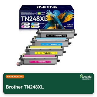 Tóner Compatible Brother TN248XL 4 Colores