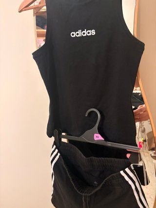 Conjunto Adidas Negro Talla XS
