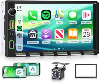 NUEVO Radio coche 2 DIN CarPlay Hodozzy + cámara