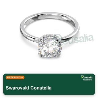 Anillo Swarovski Cóctel Constella Rodio talla 50