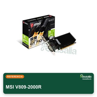 Tarjeta Gráfica MSI V809-2000R Pasiva 2GB HDMI