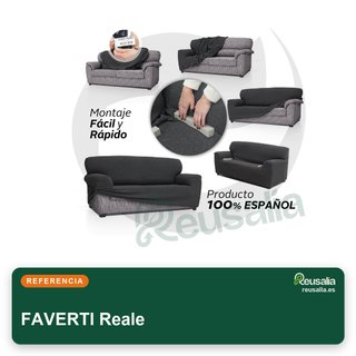 Fodera per divano Faverti 3 posti Reale Beige