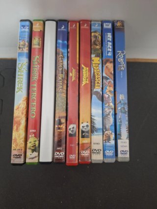 Lote de 9 Películas DVD Animación
