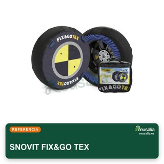 Cadena Nieve SNOVIT FIX&GO TEX Textil Turismo SUV