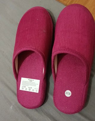 Zapatillas de pana frambuesa Talla 38/39