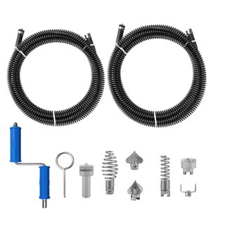 Desatascador Tuberías Sirga Acero 5m 12mm