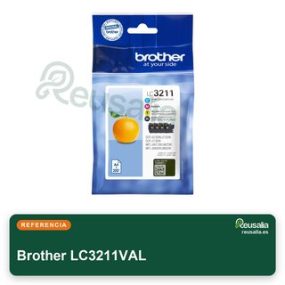 Cartucho Brother LC3211VAL Tinta Resistente