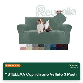 Fodera per Divano YSTELLAA in Velluto 3 Posti Blu