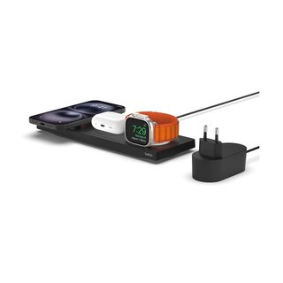 CON TARA - Cargador Inalámbrico Belkin Rápido Portátil Apple