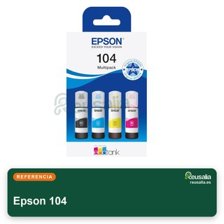 Botellas Tinta Epson 104 Epson EcoTank Alta