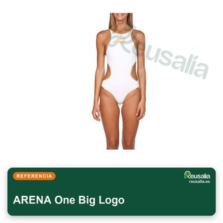 Bañador ARENA One Big Logo Mujer Secado Rápido talla 38