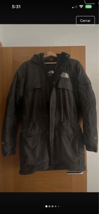 Parka the north face gris