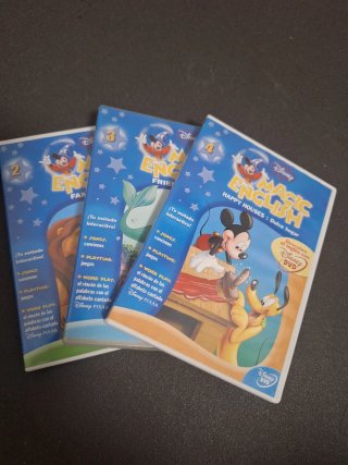 3 DVDs Disney Magic English