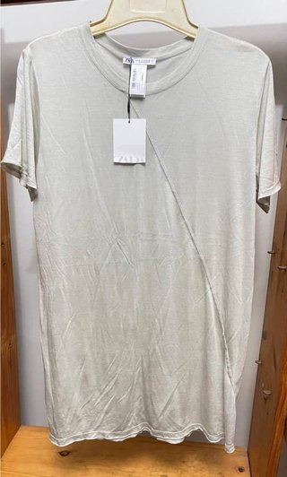 Camiseta Zara Beige Talla M