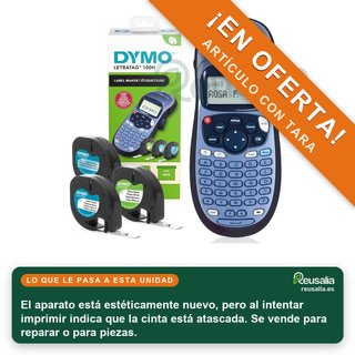 CON TARA - Etiquetadora DYMO LetraTag Impresora Etiquetas
