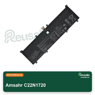 Batería Portátil Amsahr C22N1720 ASUS Litio
