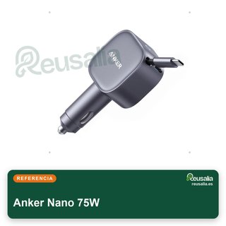 Cargador Coche Anker USB-C 75W Compacto