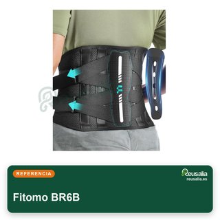 Faja Lumbar Fitomo Soporte Ergonómico Carbono