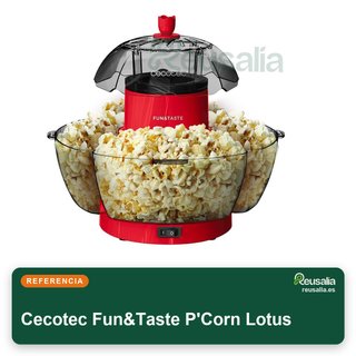 Palomitero Cecotec Fun&Taste P'Corn Lotus Rápido