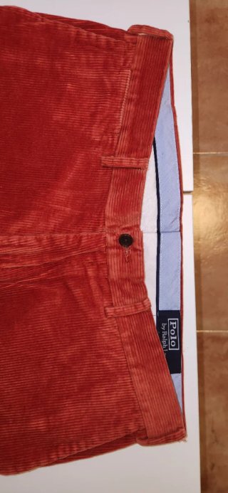 Pantalón Pana Polo Ralph Lauren Rojo talla 36