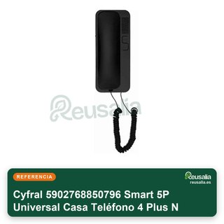 Teléfono Cyfral Casa Sistema Alambre Negro