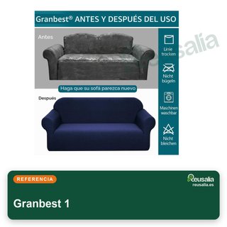 Fondello elastico per divano Granbest 3 posti blu