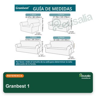 Fondello elastico per divano Granbest 3 posti blu