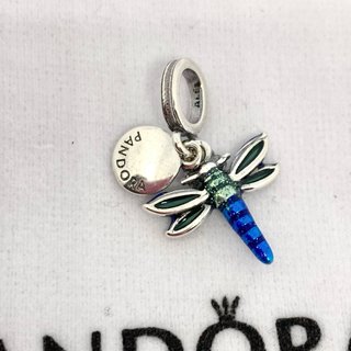 CHARM PANDORA LIBELULA AZUL