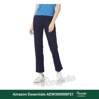 Pantalón Amazon Essentials Chino Mujer Sarga talla 38